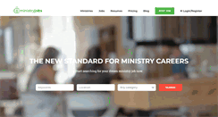 Desktop Screenshot of ministryjobs.com